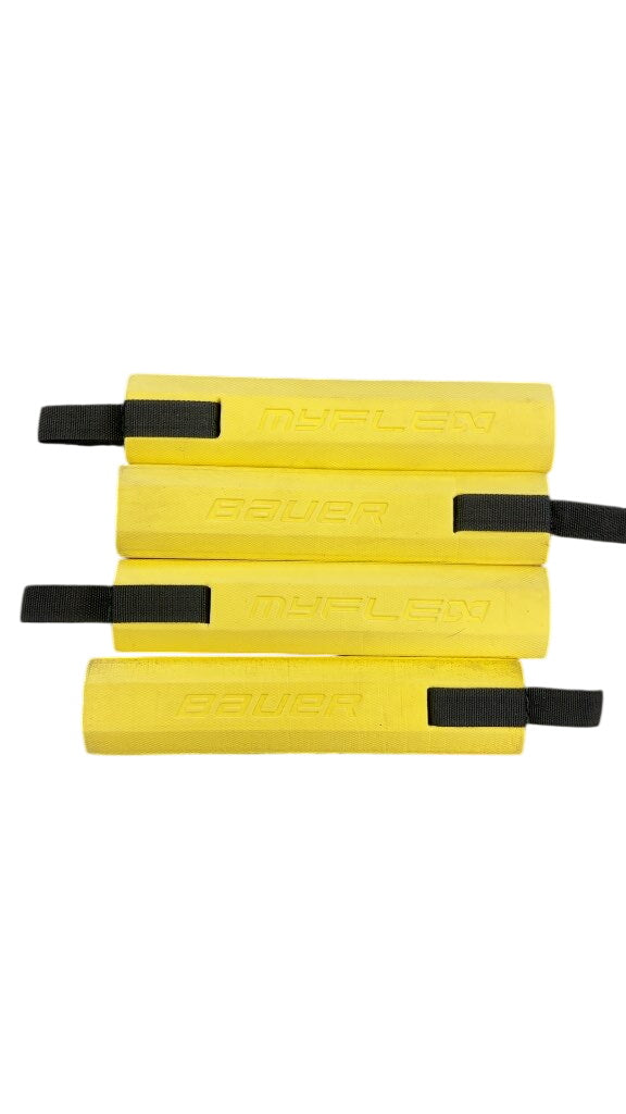 Bauer MyFlex Goalie Pad Inserts Yellow Used