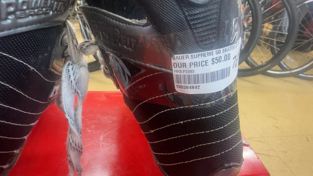 Bauer Supreme 50 Ice Hockey Skates - Size 7.5 in great condition