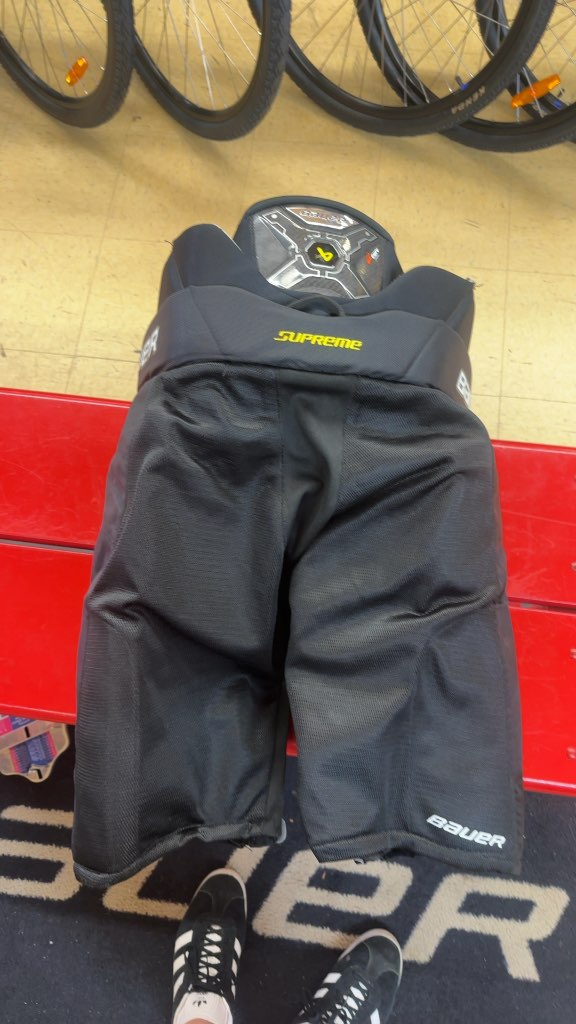 Bauer Supreme Mach Hockey Pants Senior XL Black Excellent Condition
