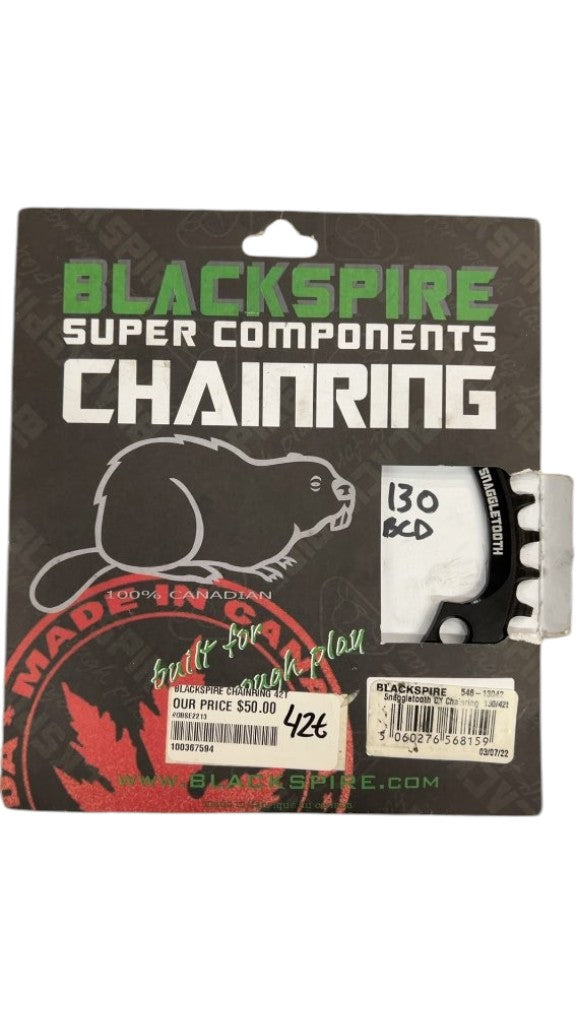 Blackspire Snaggletooth CX Chainring 42T 130 BCD New
