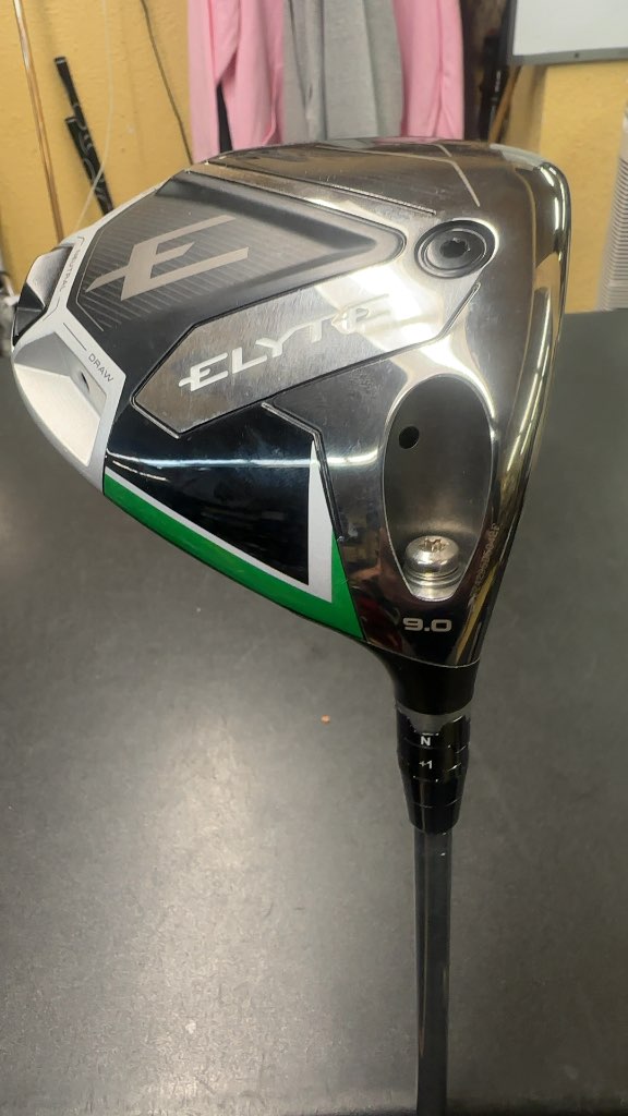 Callaway Paradym Ai Smoke ELYTE Driver 9.0° Stiff Flex great condition