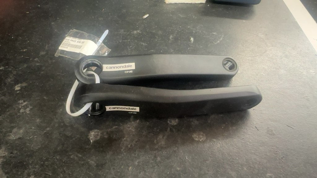 Cannondale One Crank Arms Black like new