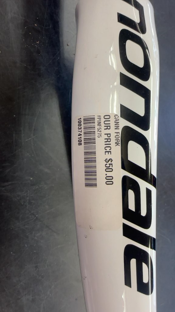 Cannondale SuperSix EVO Carbon Road Bike Fork Used White/Black
