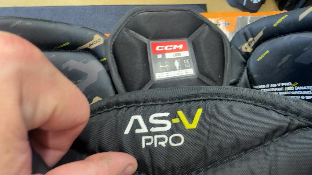CCM Tacks AS-V Pro Hockey Pants Senior Large Black Used