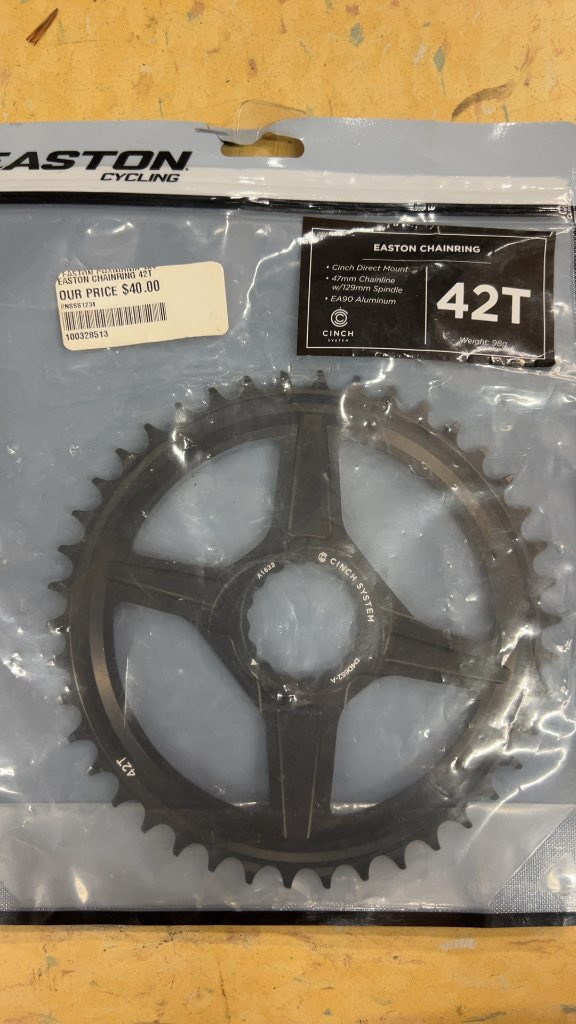 Easton Cinch Direct Mount Chainring 42T New in Box
