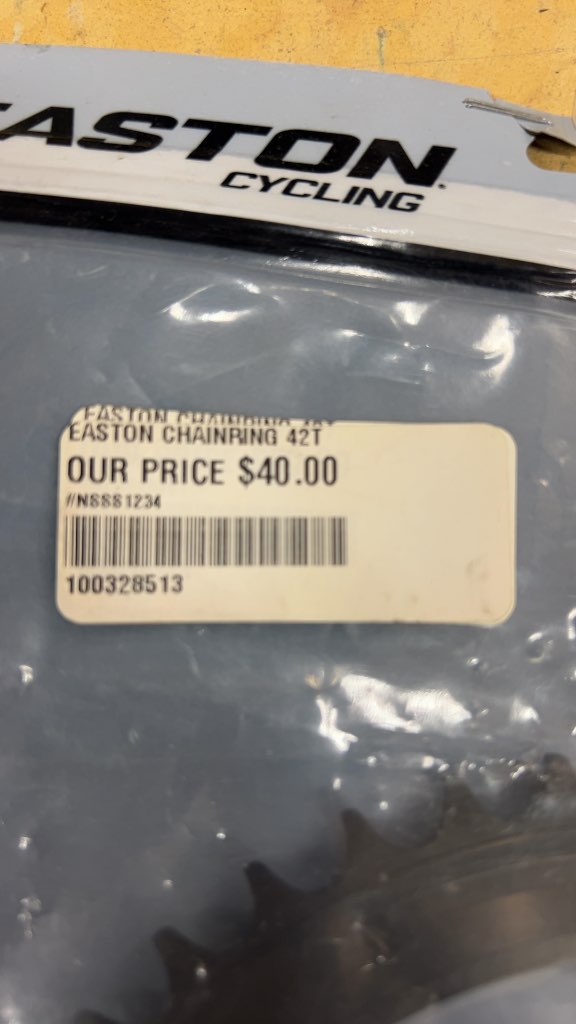 Easton Cinch Direct Mount Chainring 42T New in Box