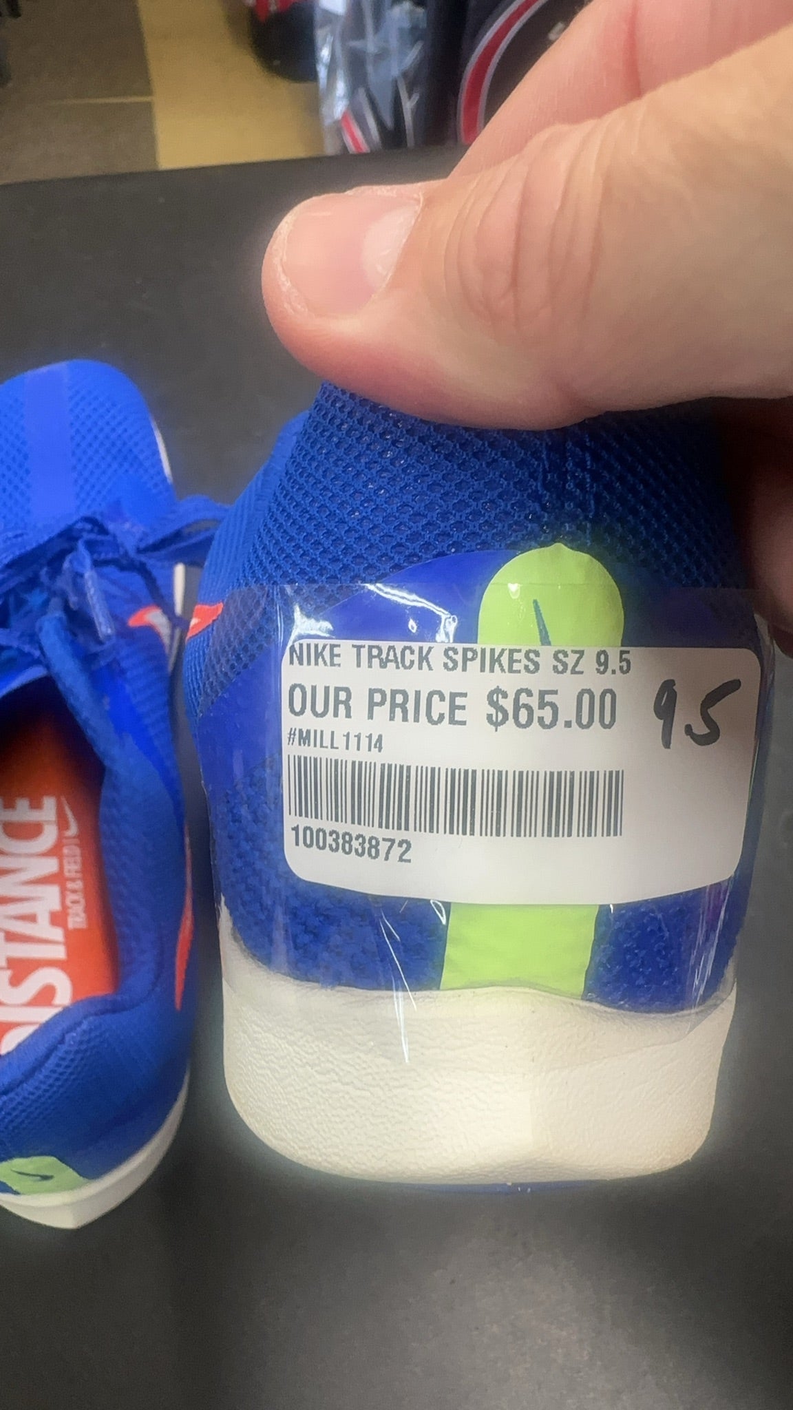 Nike Zoom Rival Distance Track Spikes - Size 9.5  doesn’t come with spikes