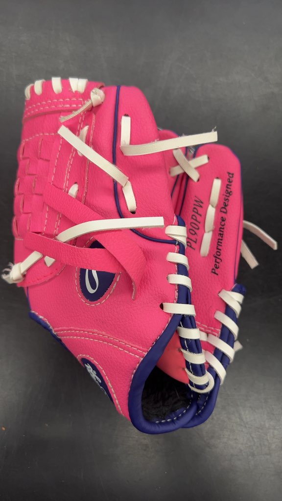 Rawlings Baseball Glove Players Series PL90PPW Pink Excellent Condition 9"