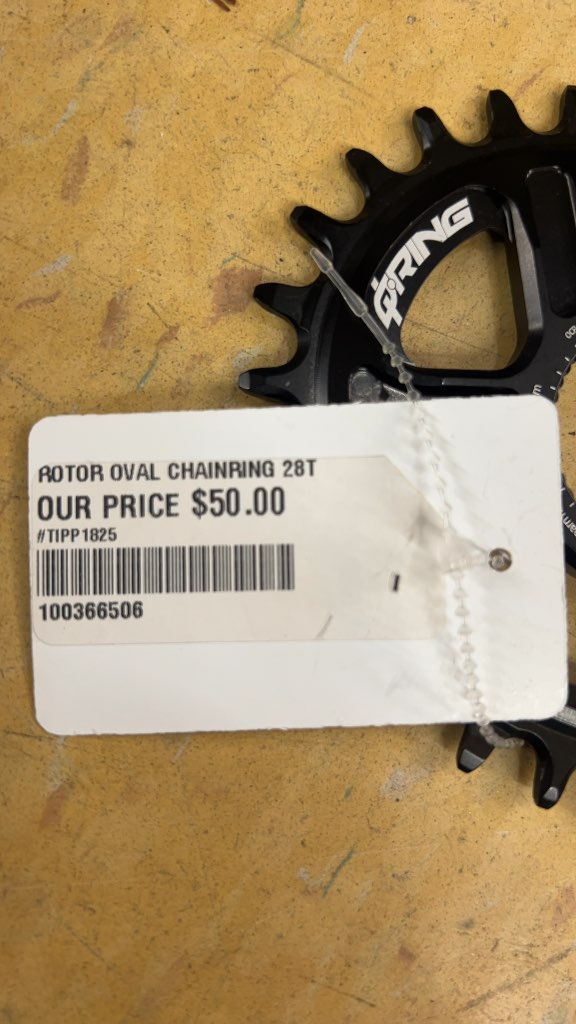 Rotor Q-Ring Oval Chainring 28T OCP Mount