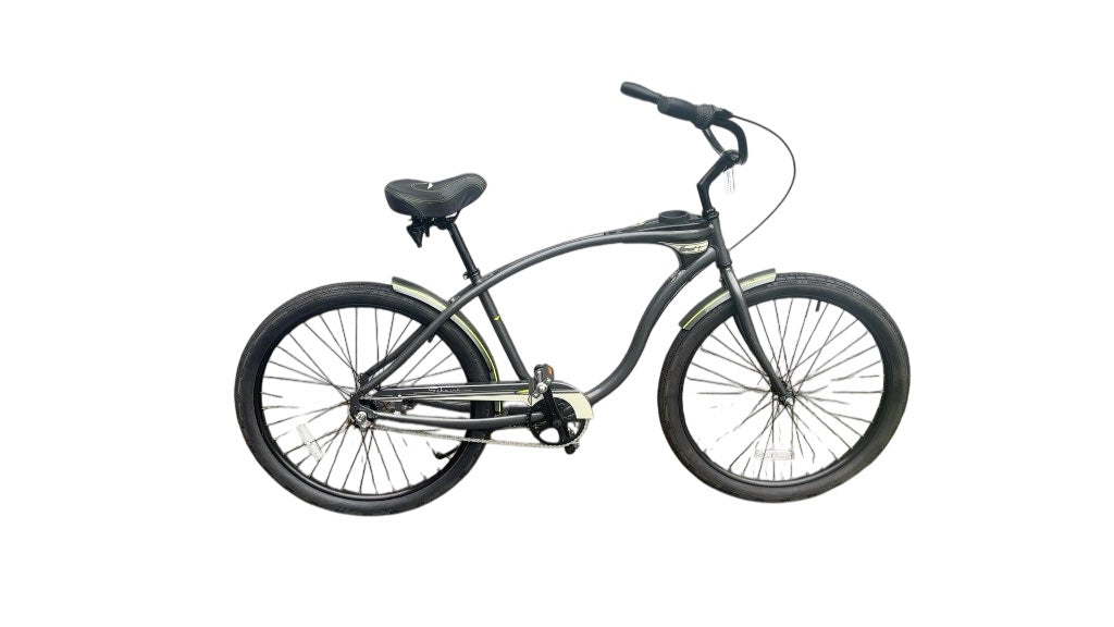 Schwinn Cruiser Bicycle 27.5" Wheel Grey/Lime very Good Condition
