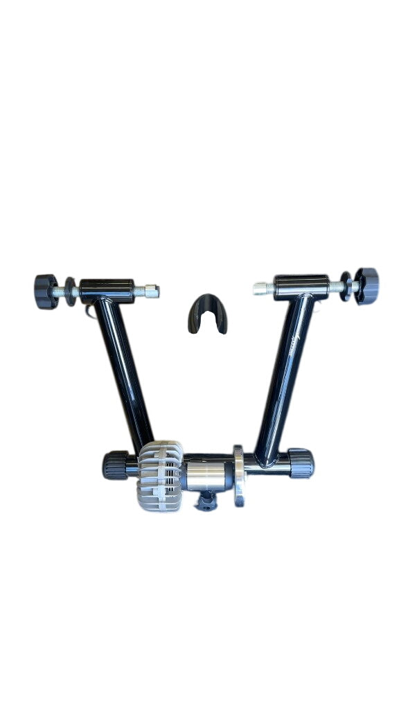 Sportneer Magnetic Bike Trainer Stand with Front Wheel Riser Block Black Good Condition