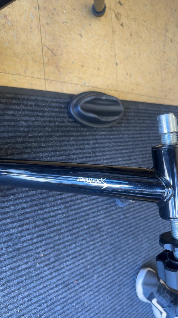 Sportneer Magnetic Bike Trainer Stand with Front Wheel Riser Block Black Good Condition