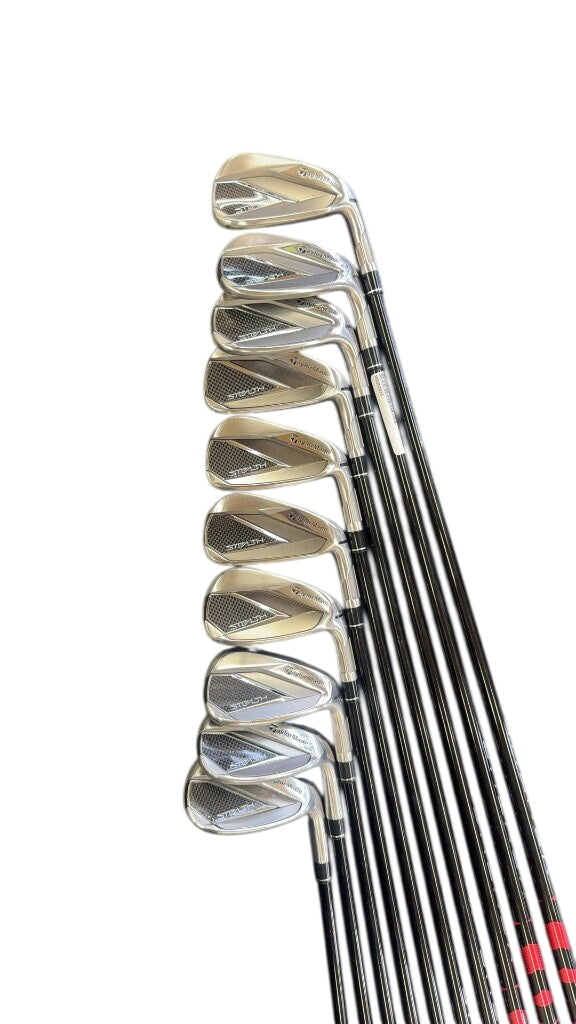 TaylorMade Stealth Iron Set 4-LW 10-Piece Graphite Regular Flex Used