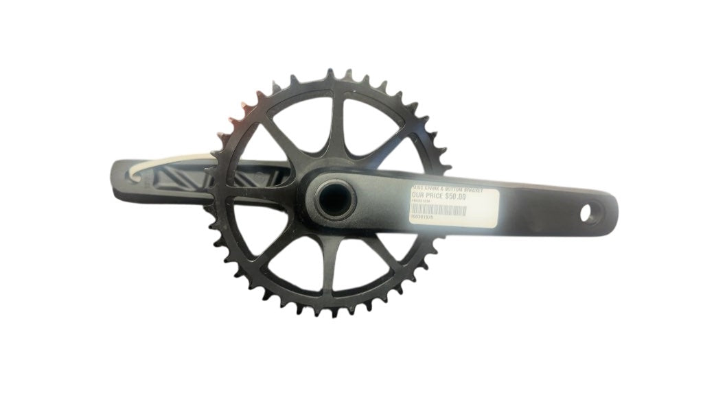 Unbranded 1x Bicycle Crankset and Bottom Bracket - Used - Black