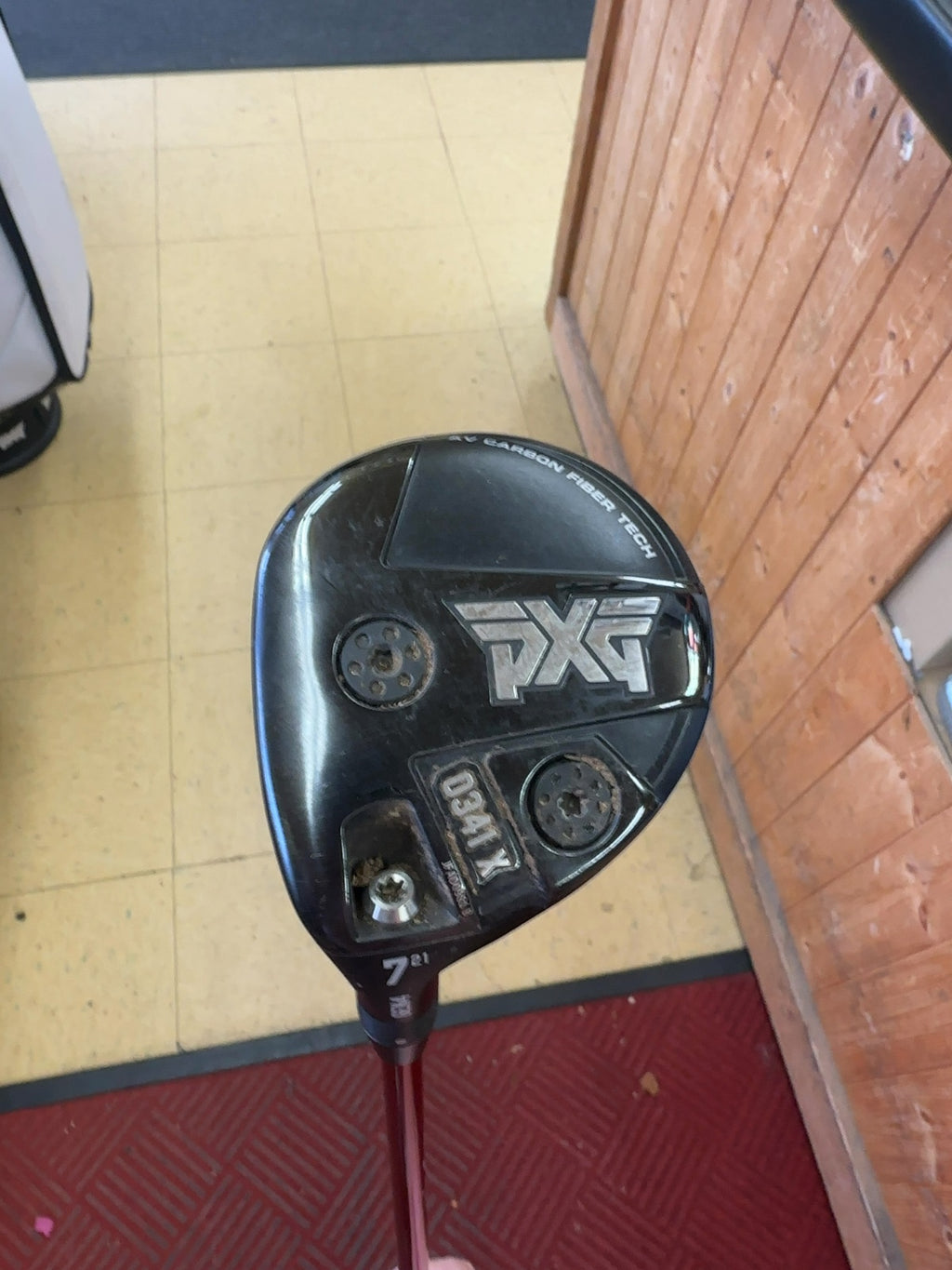 PXG 0341 X 7 Wood Left Handed - 21° Fujikura Ventus Red Shaft