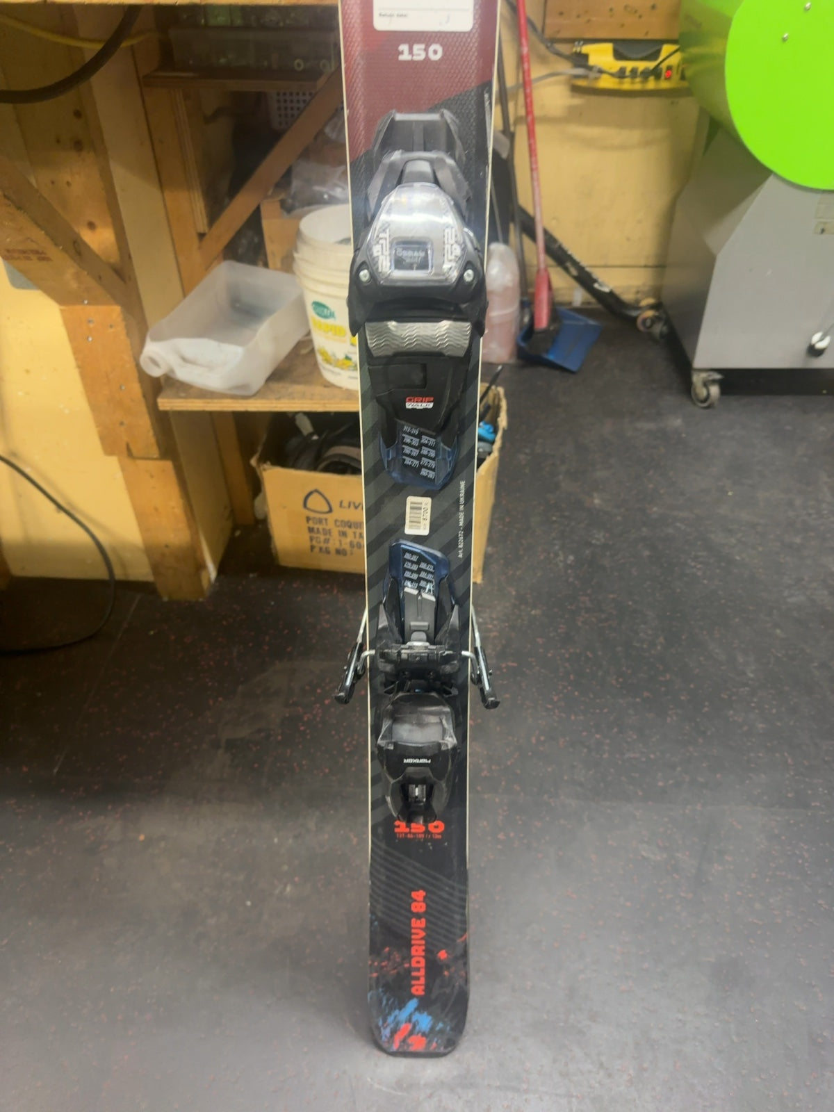 Nordica Alldrive 84 Skis with Bindings - 150 cm-freshly waxed and tuned