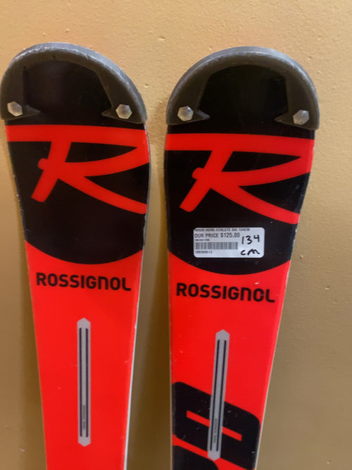Rossignol Hero Athlete Multi-Event Junior Downhill Skis with Look NX7 Bindings 134 cm