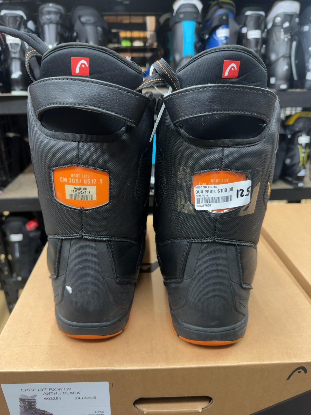 Head Snowboard Boots Size US 12.5