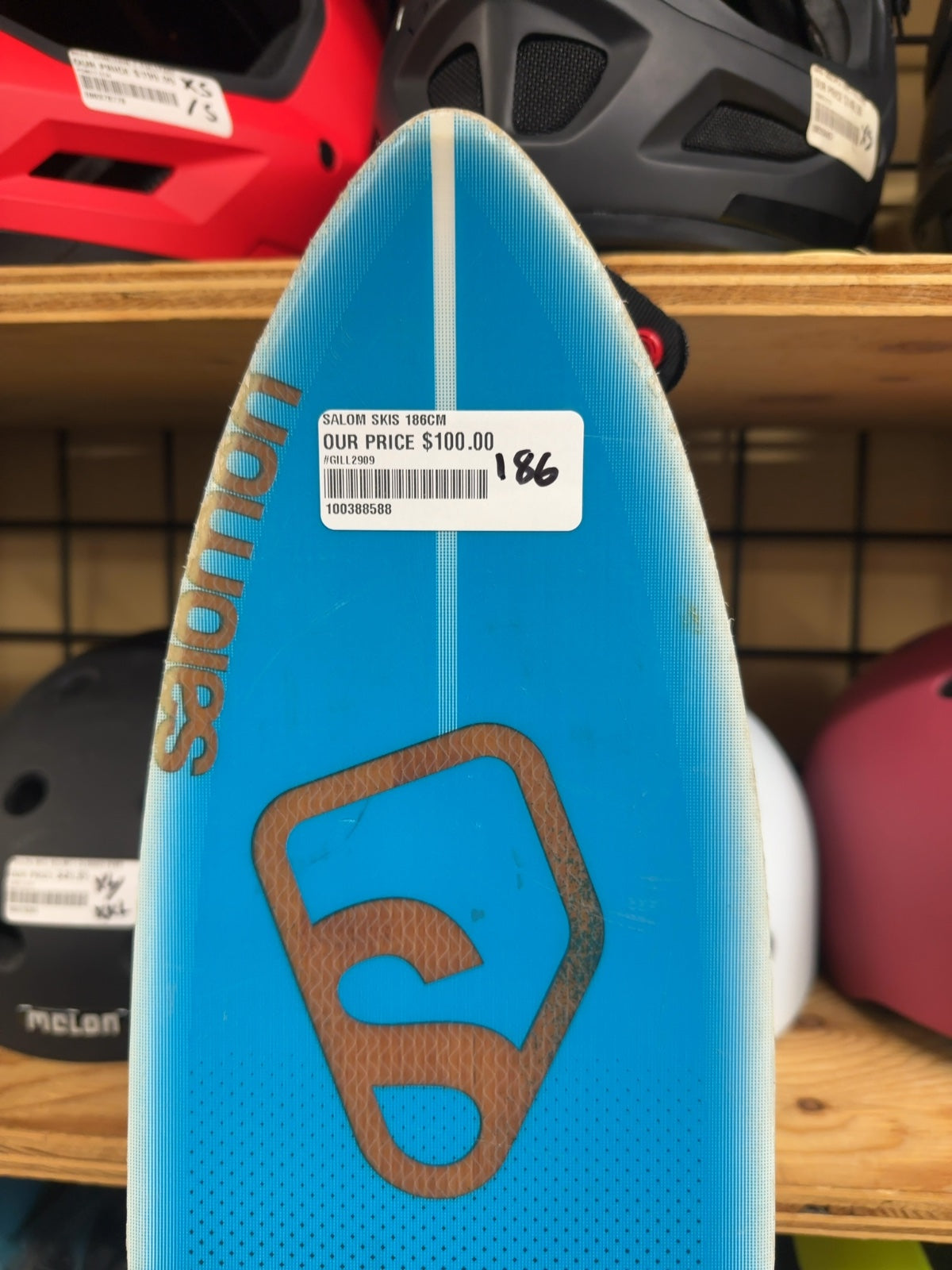 Salomon Downhill Skis with Bindings 186 cm
