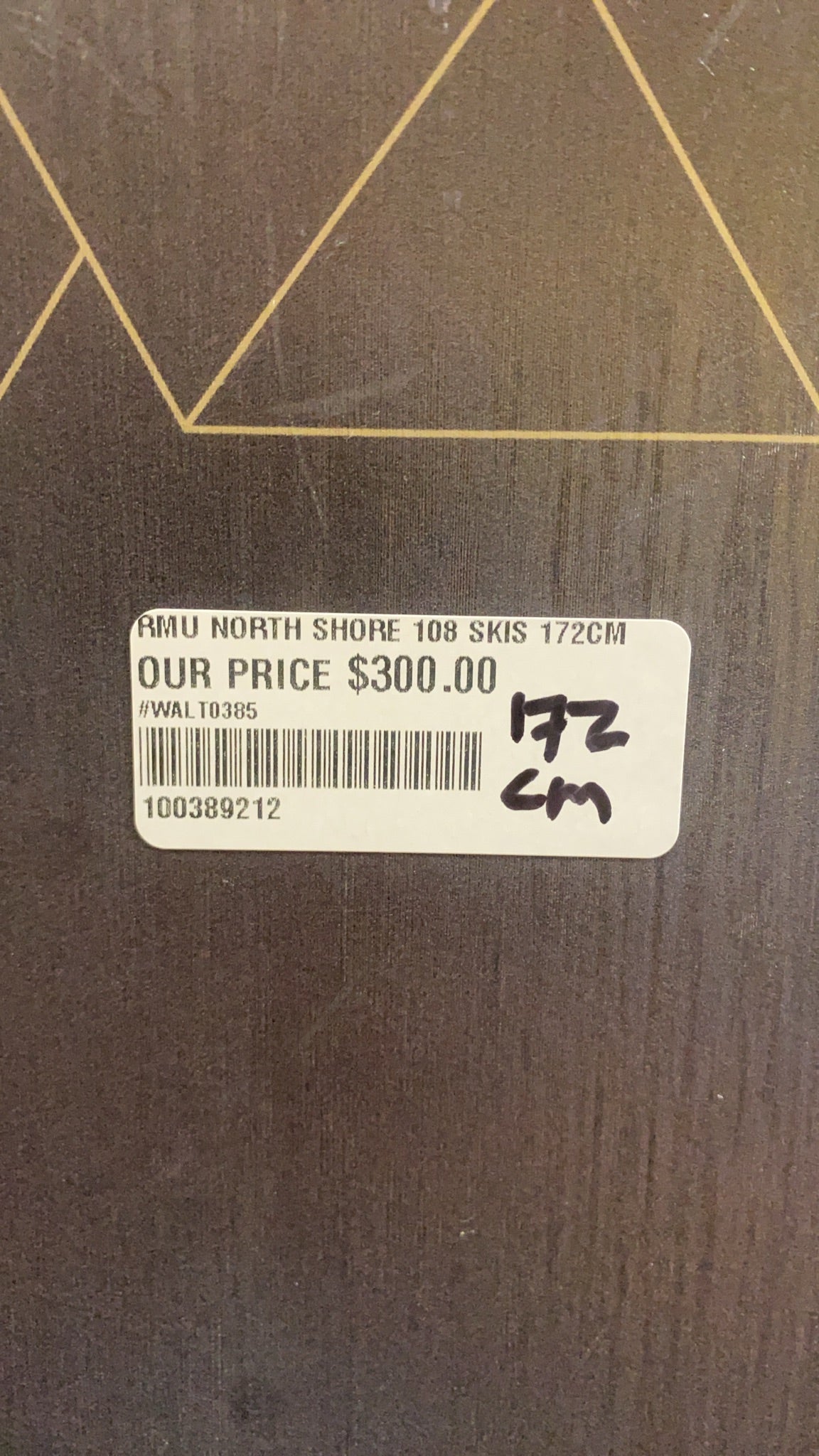 RMU North Shore 108 Skis 172cm with Marker Duke Bindings