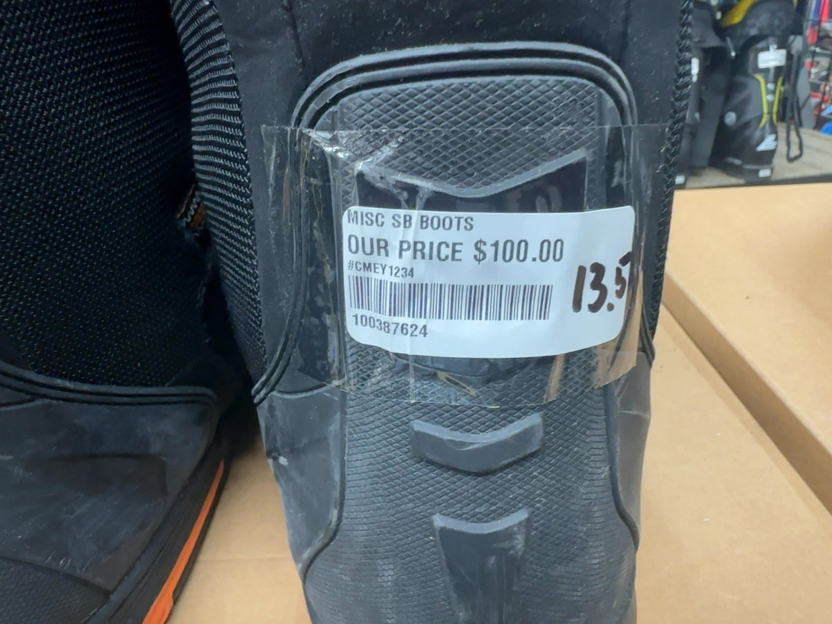 Head Six BOA Snowboard Boots Size US 13.5