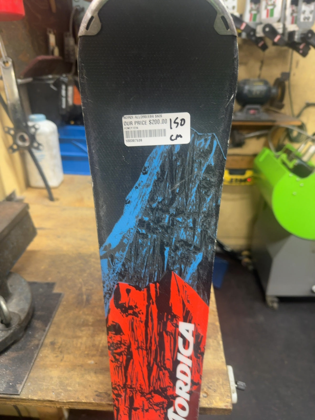 Nordica Alldrive 84 Skis with Bindings - 150 cm-freshly waxed and tuned