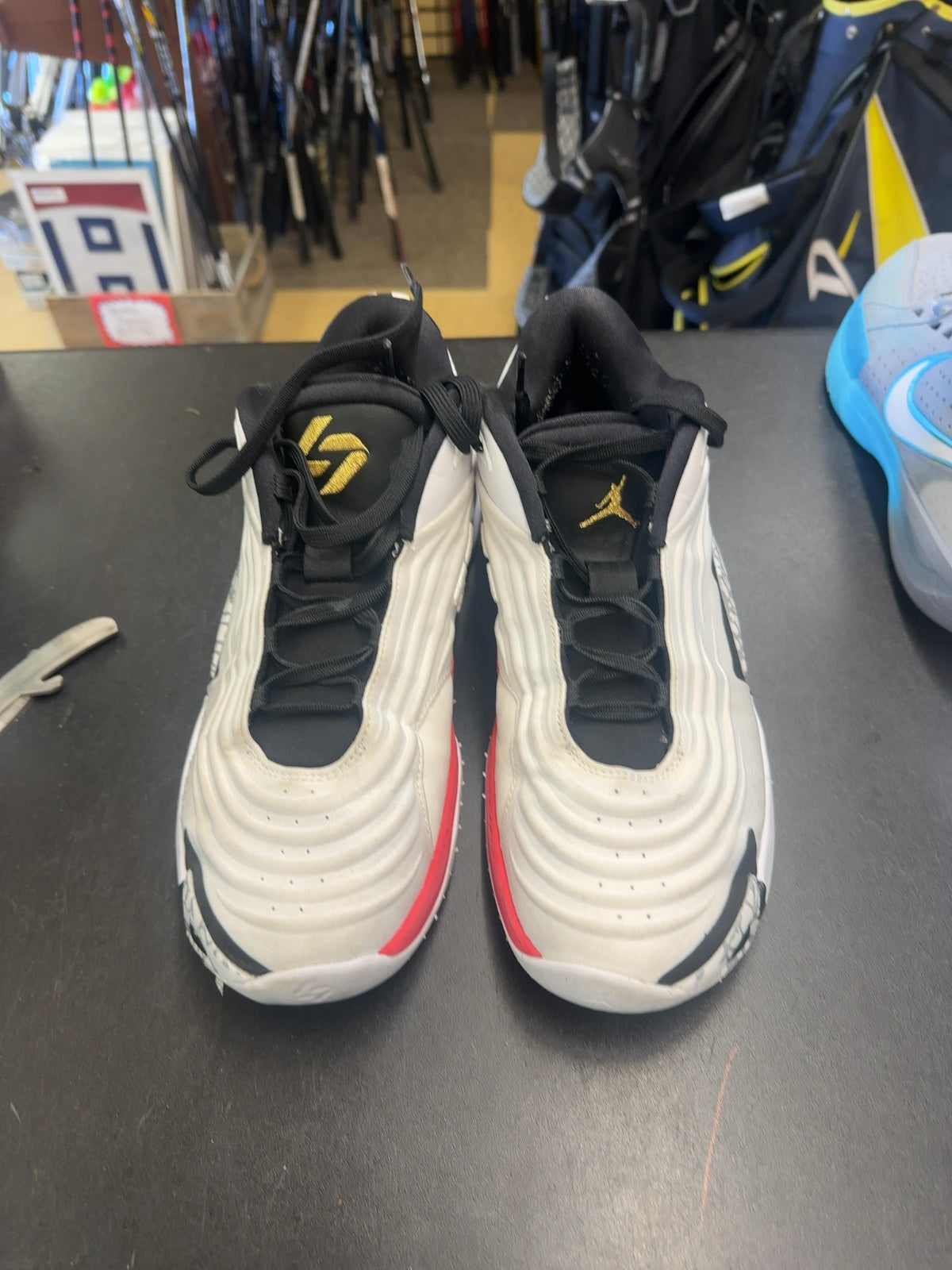 Jordan Luka 3 Basketball Shoes - White / Black / Infrared - Size 11
