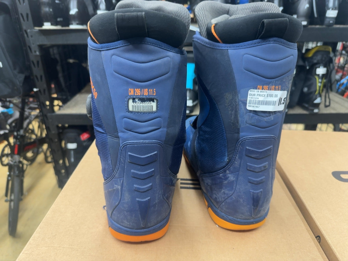 Head SIX50 BOA Focus Snowboard Boots US 11.5