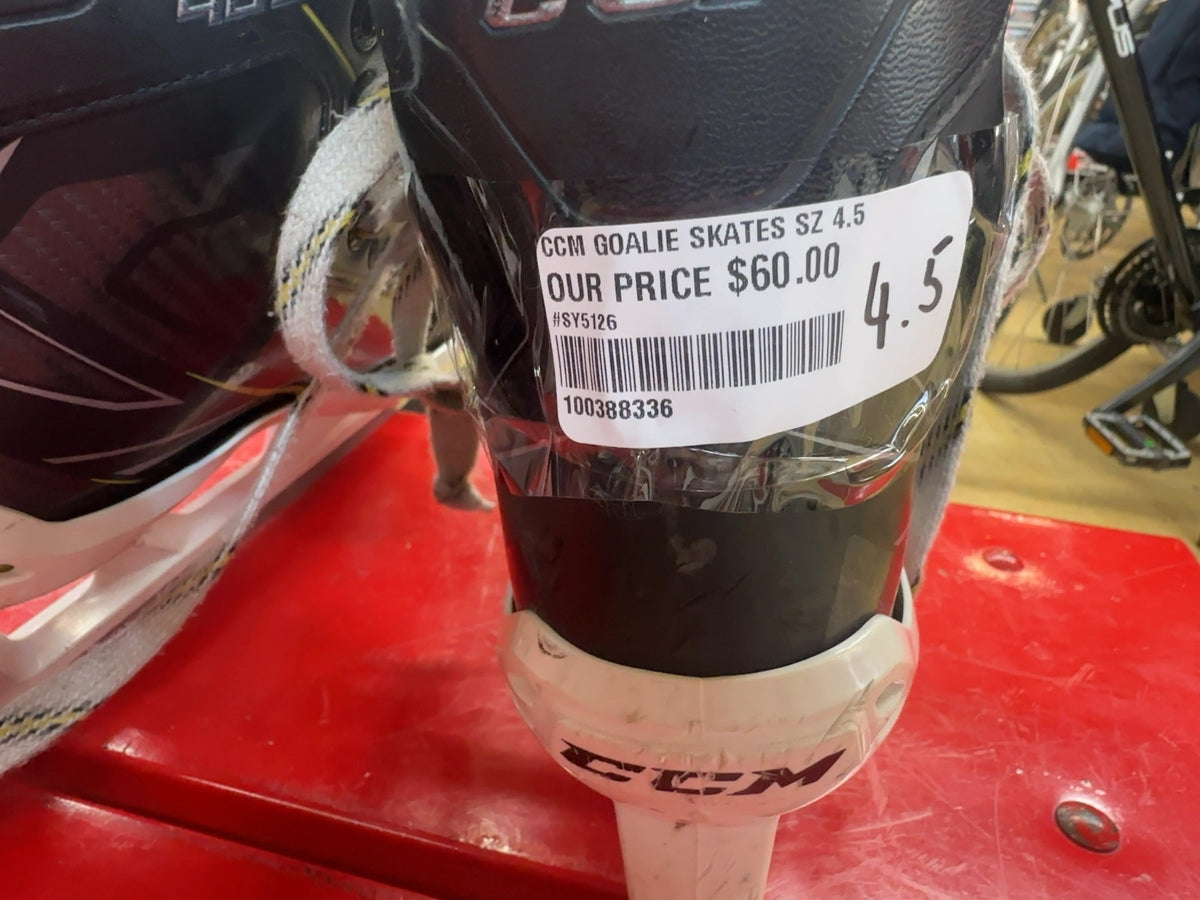 CCM Tacks 4092 Junior Goalie Skates Size 4.5 D