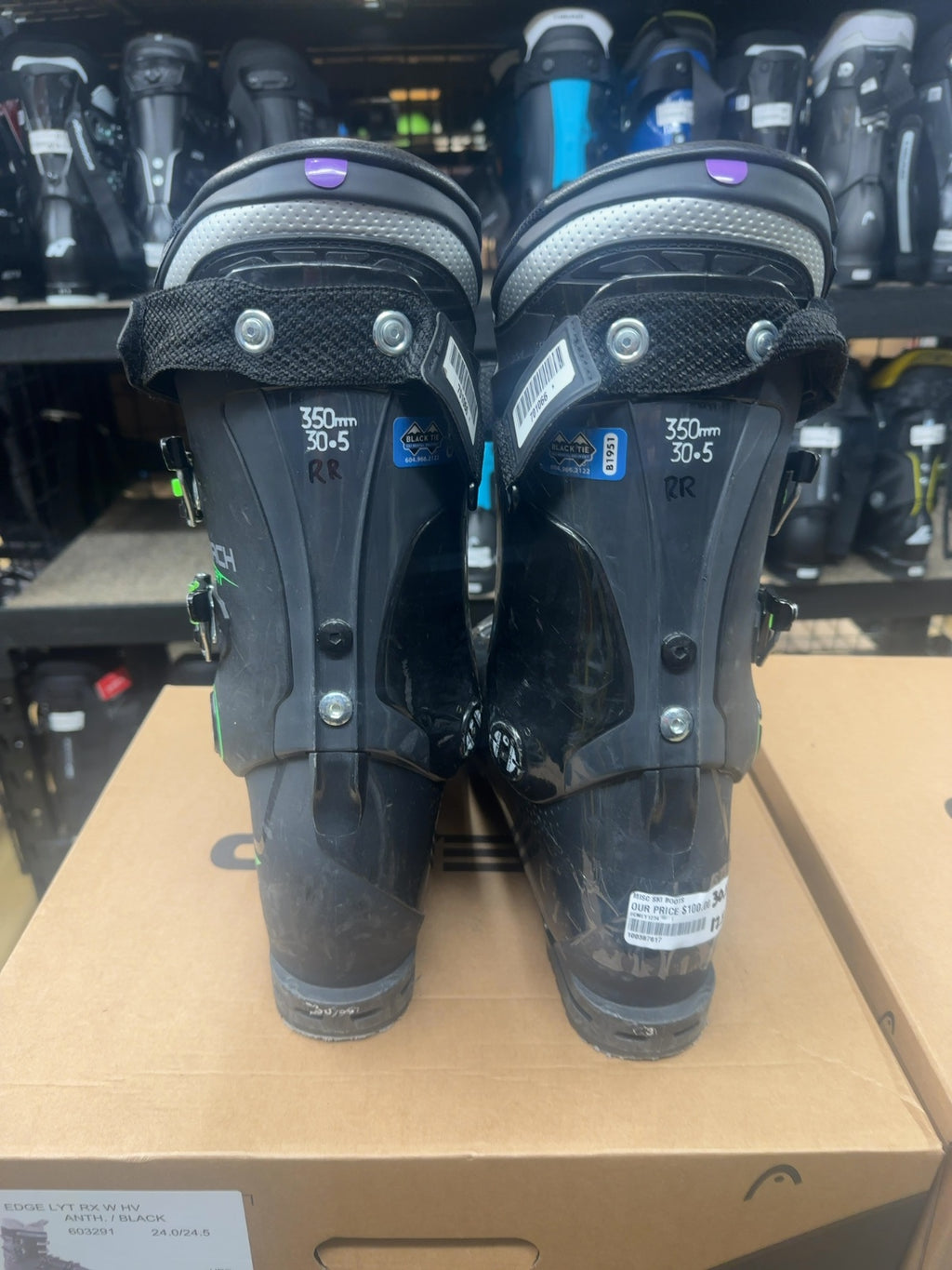 Tecnica Mach1 RT HV Ski Boots Size 30.5