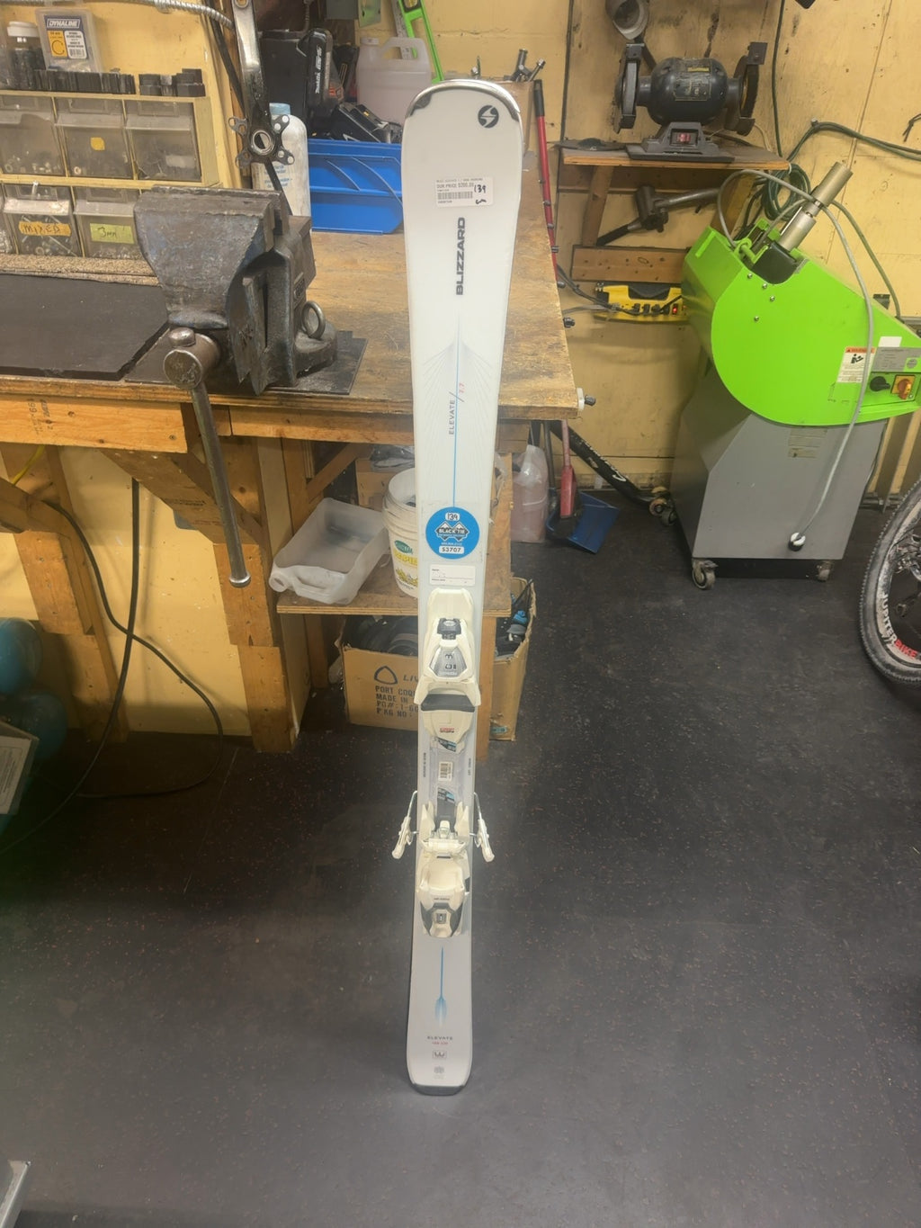 Blizzard Elevate 7.7 Women's Skis with Marker Bindings - 139 cm-freshly waxed and tuned