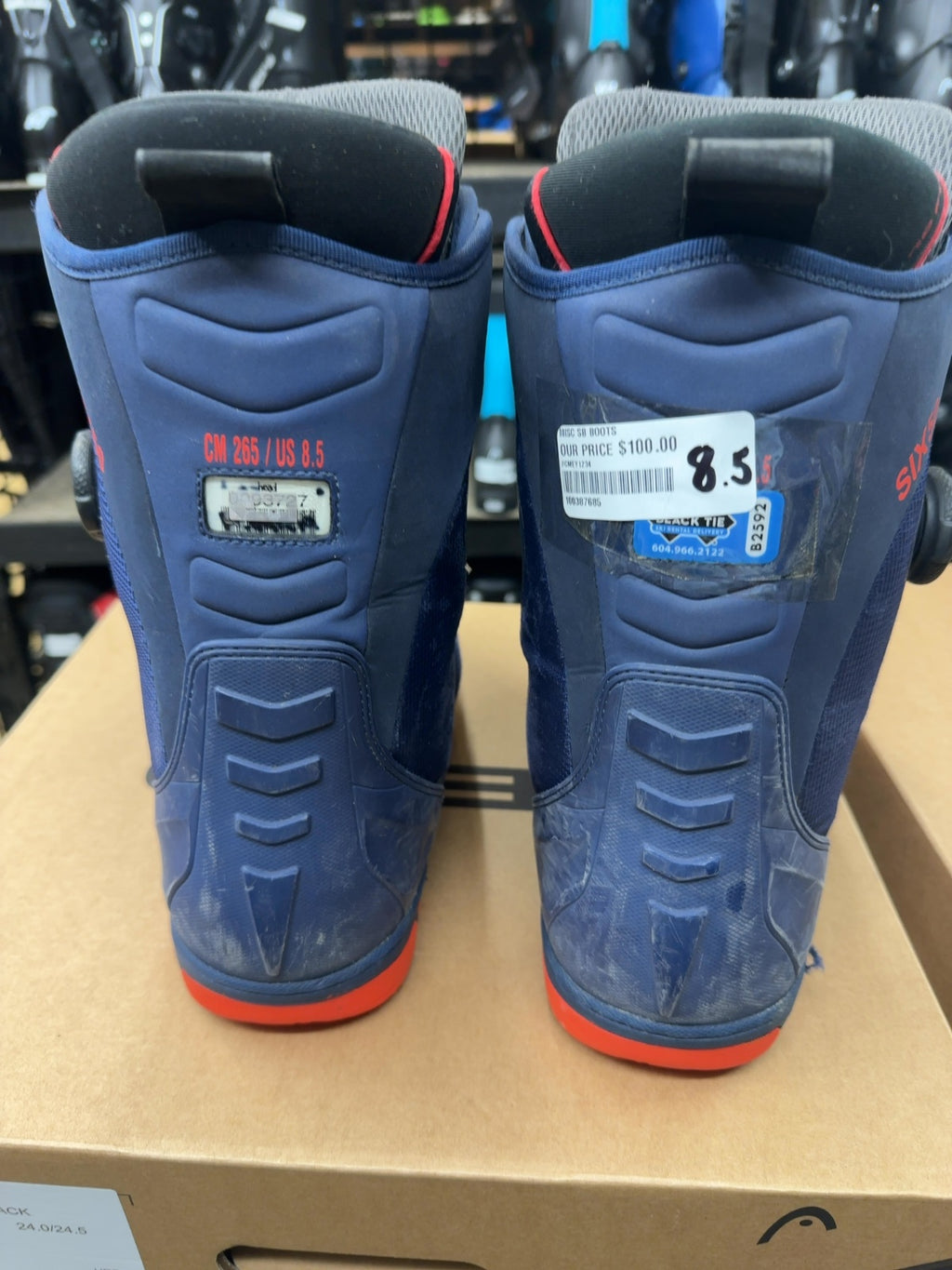 Head Six 50 BOA Snowboard Boots - US 8.5 / CM 26.5