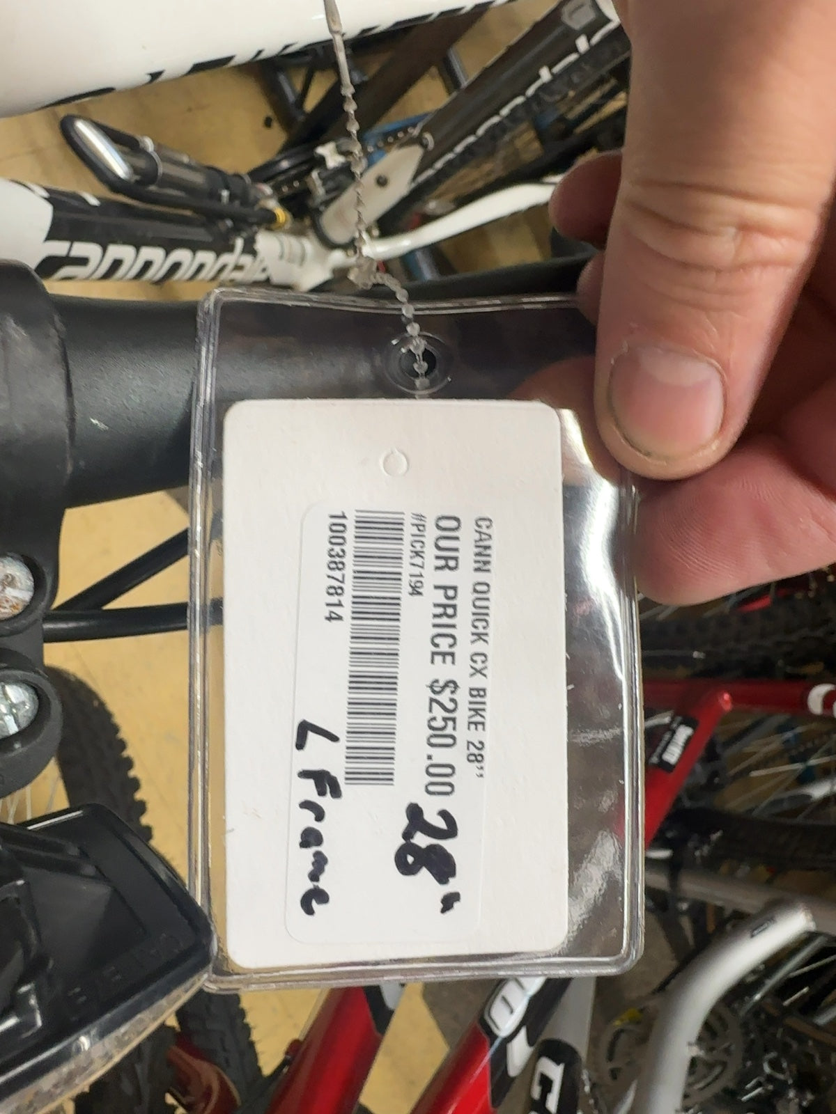 Cannondale Quick CX Hybrid Bike - L Frame