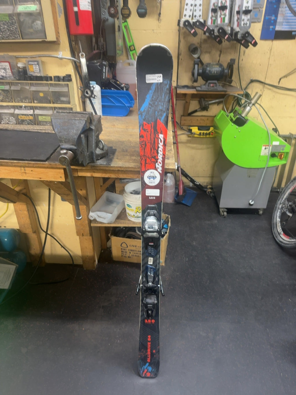 Nordica Alldrive 84 Skis with Bindings - 150 cm-freshly waxed and tuned