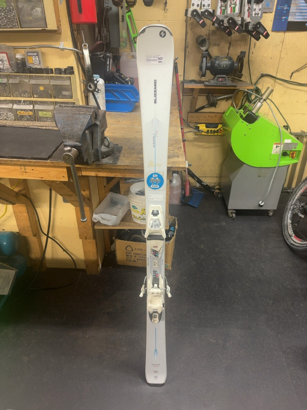 Blizzard Elevate 7.7 Women's Skis with Marker Bindings - 153 cm-freshly waxed and tuned