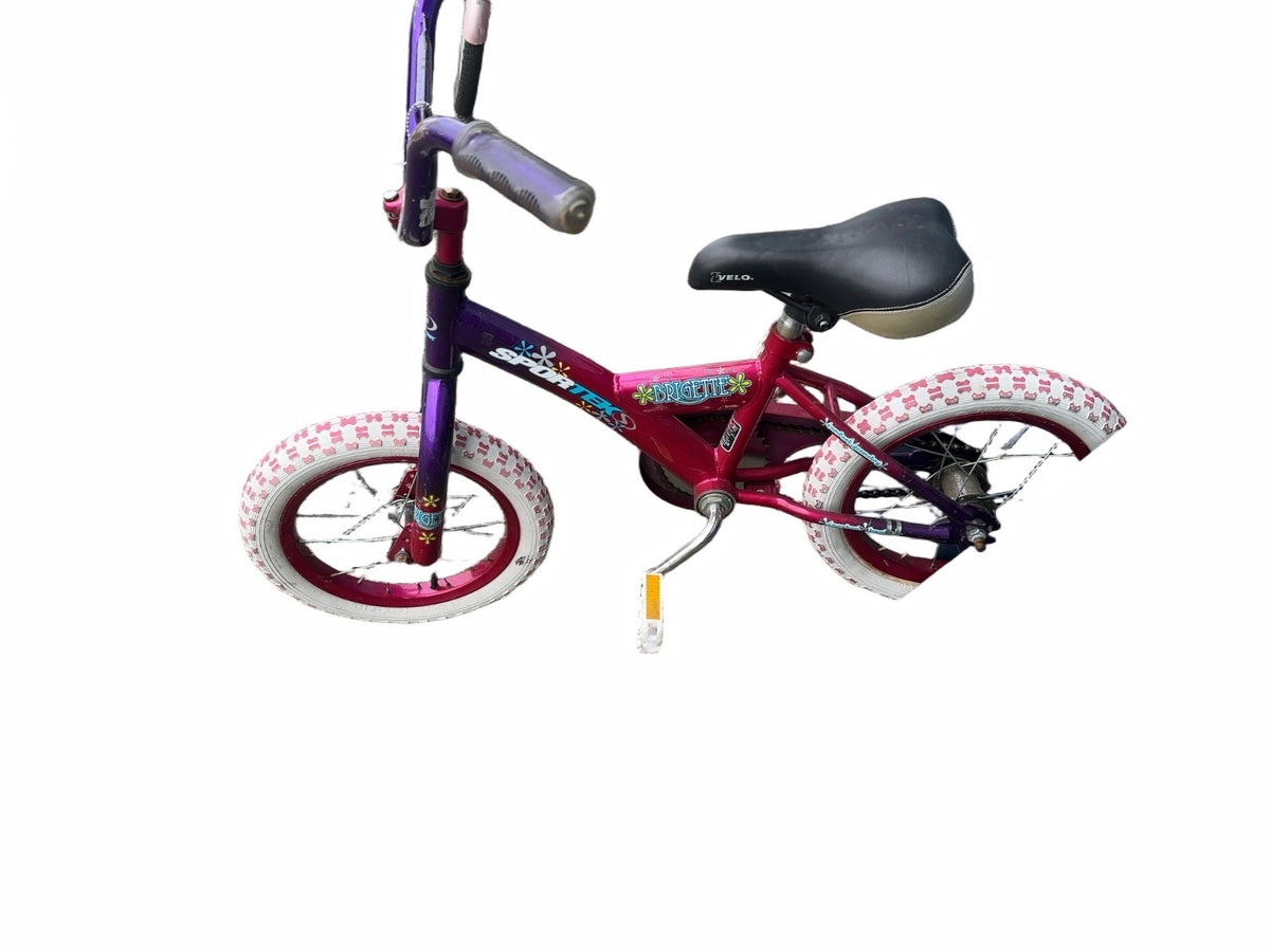 Sportek 14" Kids Bicycle - Purple / Pink