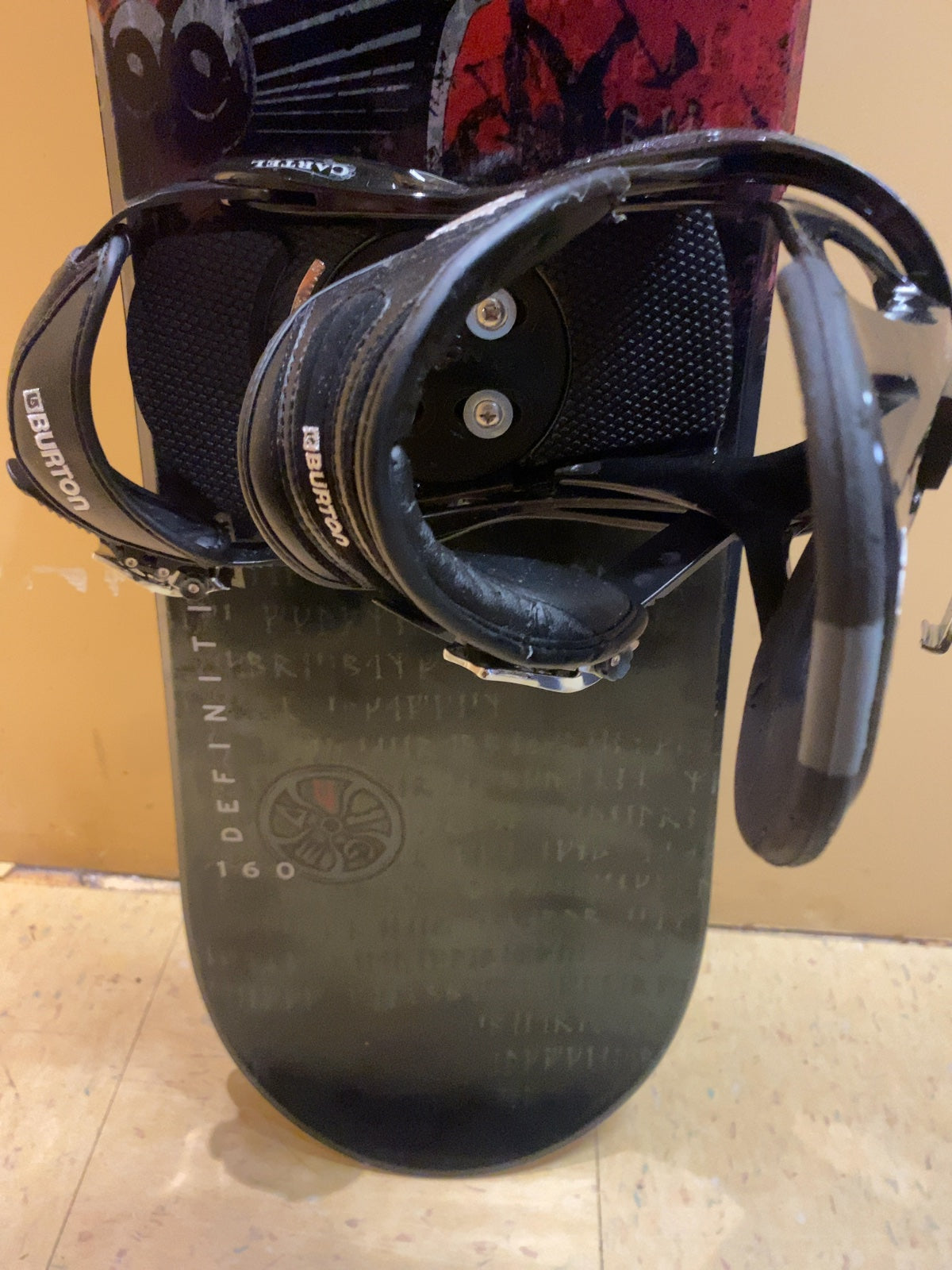 Salomon Definition Snowboard 160 cm with Burton Cartel Bindings