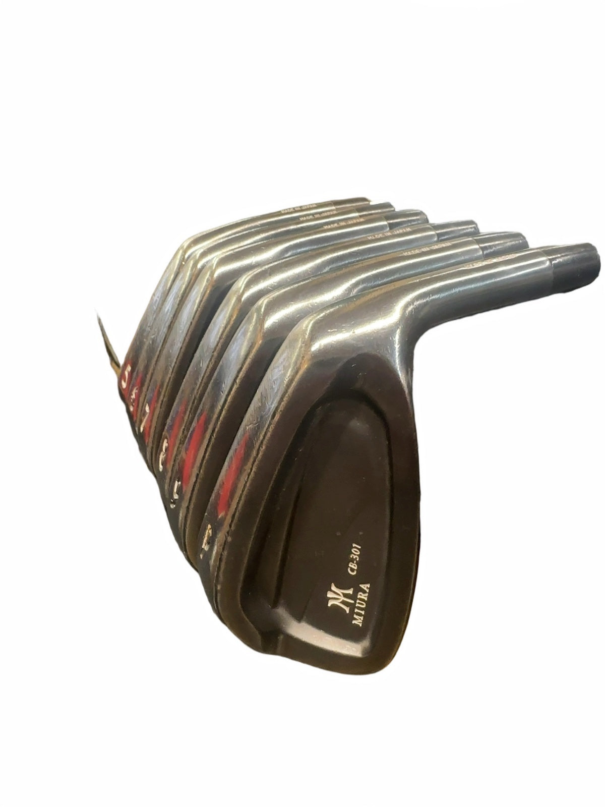 Miura CB-301 Forged Iron Set 5-PW with KBS Tour Steel Shafts
