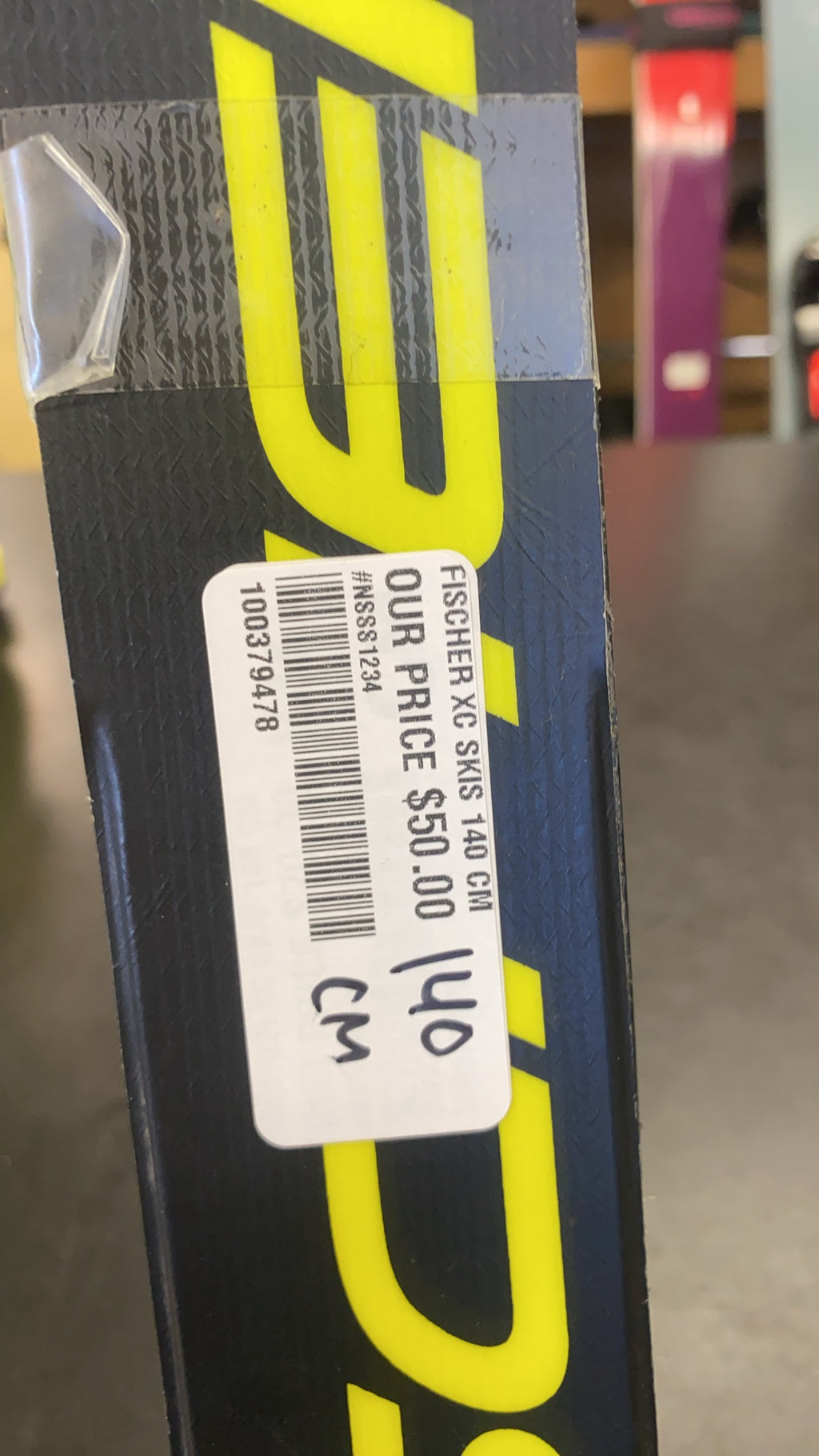 Fischer Sprint Crown Cross-Country Skis 140 cm with Bindings