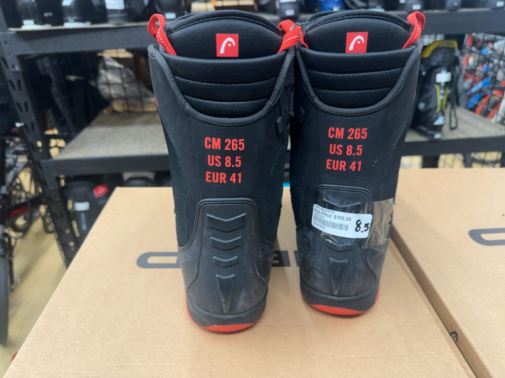 Head Six00 BOA Snowboard Boots Size US 8.5