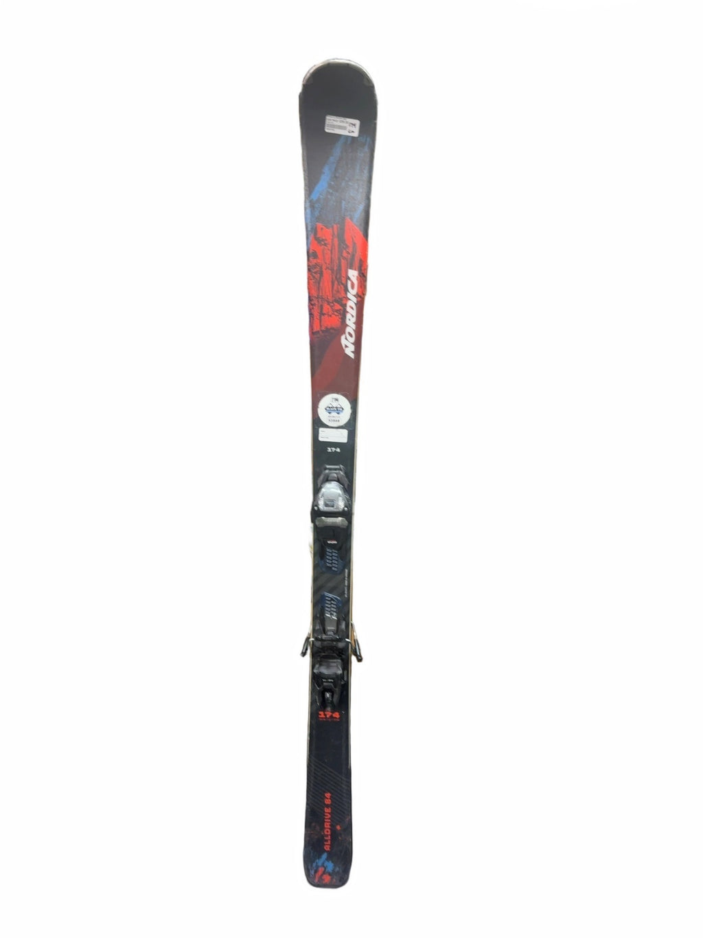 Nordica Alldrive 84 Skis 174cm With Bindings-freshly waxed and tuned