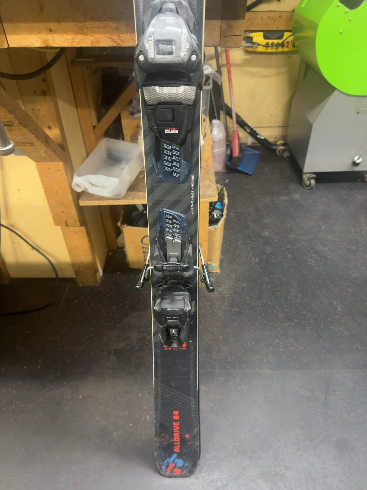 Nordica Alldrive 84 Skis 174cm With Bindings-freshly waxed and tuned