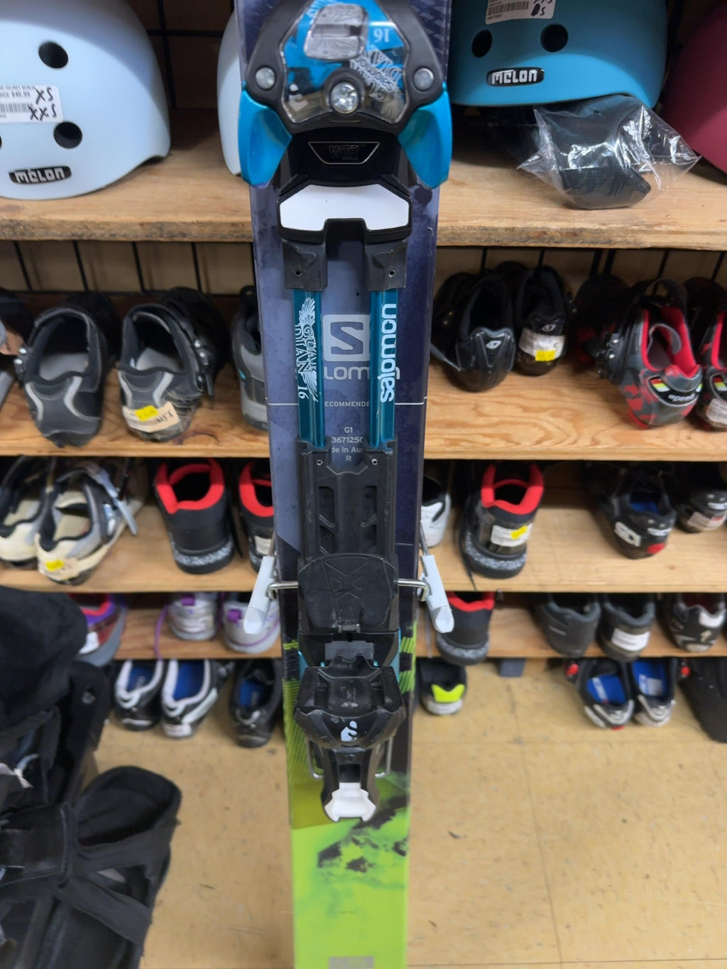 Salomon Q-105 Skis 181 cm with Salomon Guardian 16 Bindings
