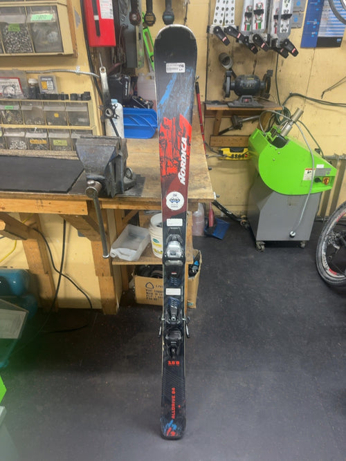 Nordica Alldrive 84 Skis with Bindings - 158 cm-freshly waxed and tuned