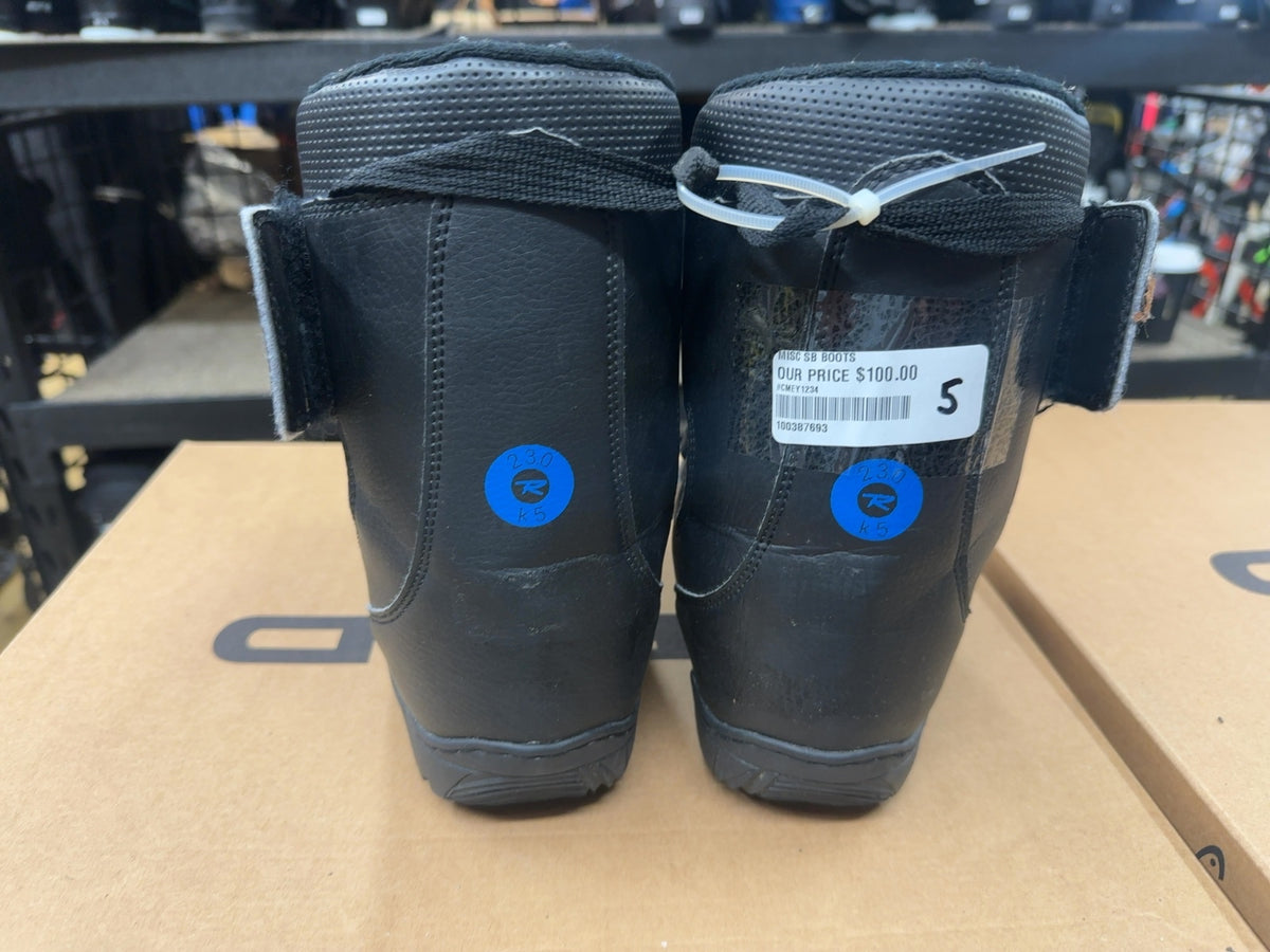 Rossignol Velcro Snowboard Boots Size 5 Kids