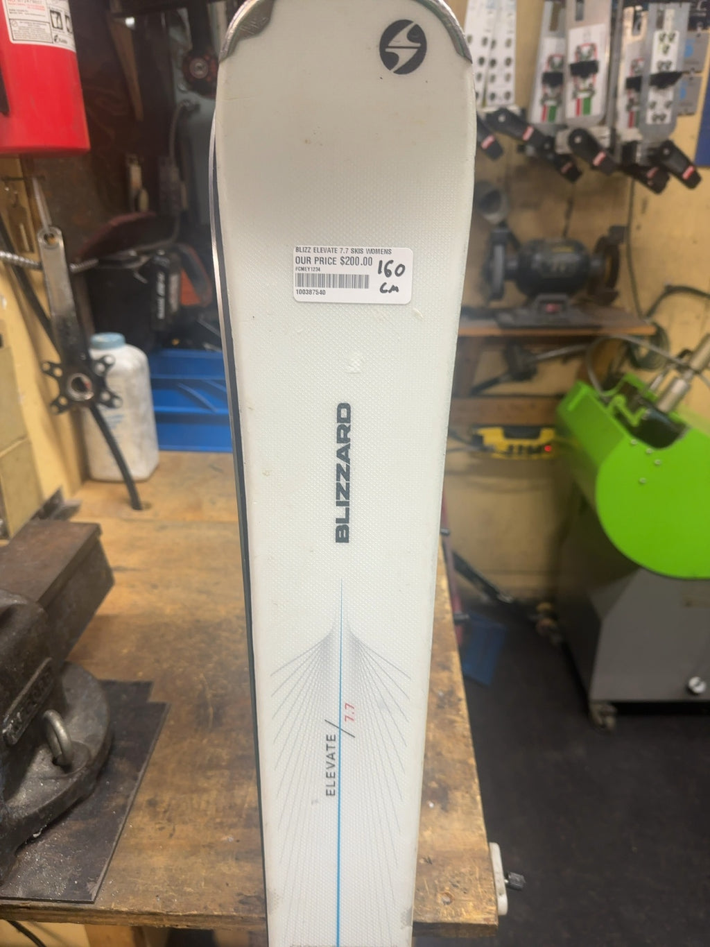 Blizzard Elevate 7.7 Women's Skis with Bindings - 160 cm-freshly waxed and tuned