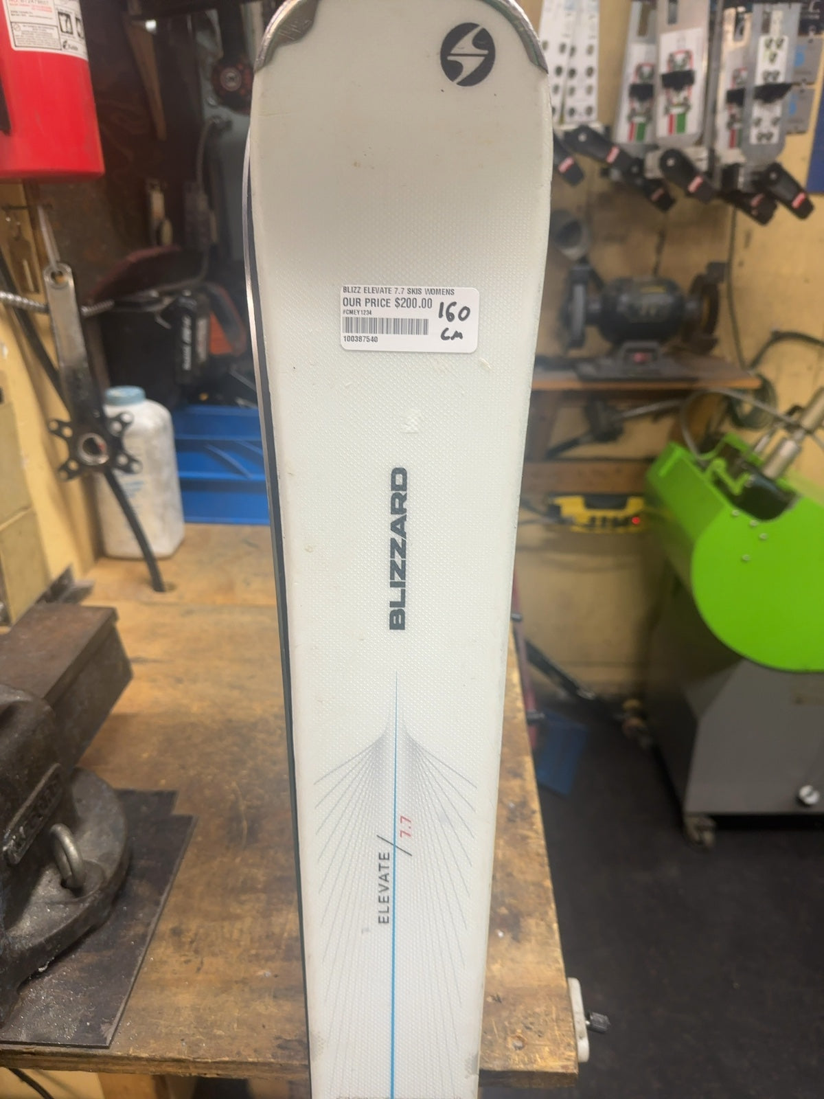 Blizzard Elevate 7.7 Women's Skis with Bindings - 160 cm-freshly waxed and tuned