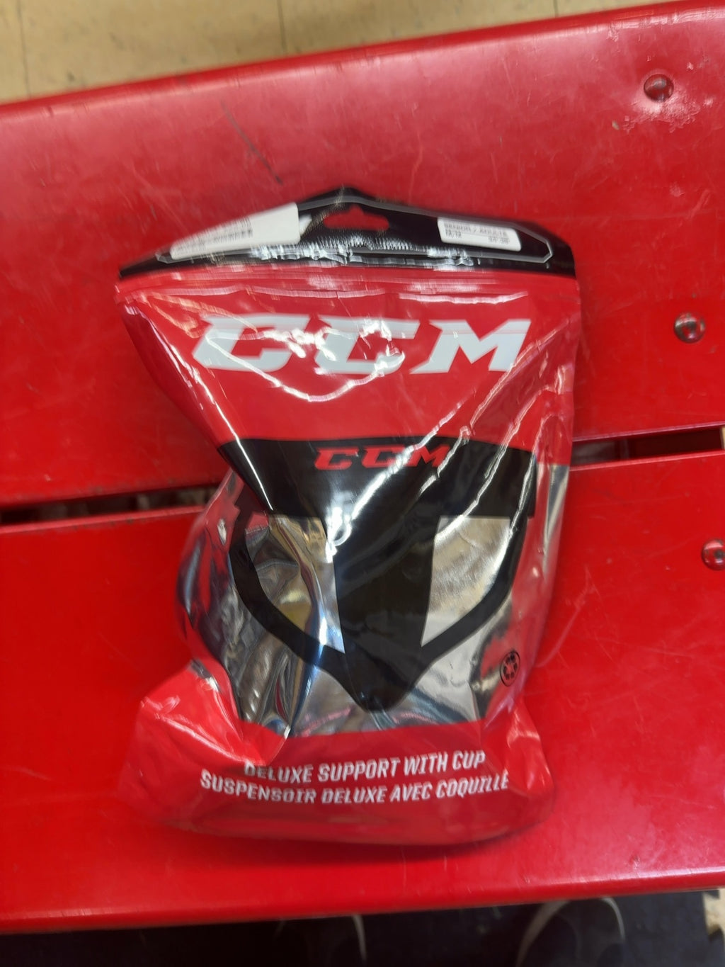 CCM Deluxe Support With Cup Jock Strap - Senior M/M (34"-38")