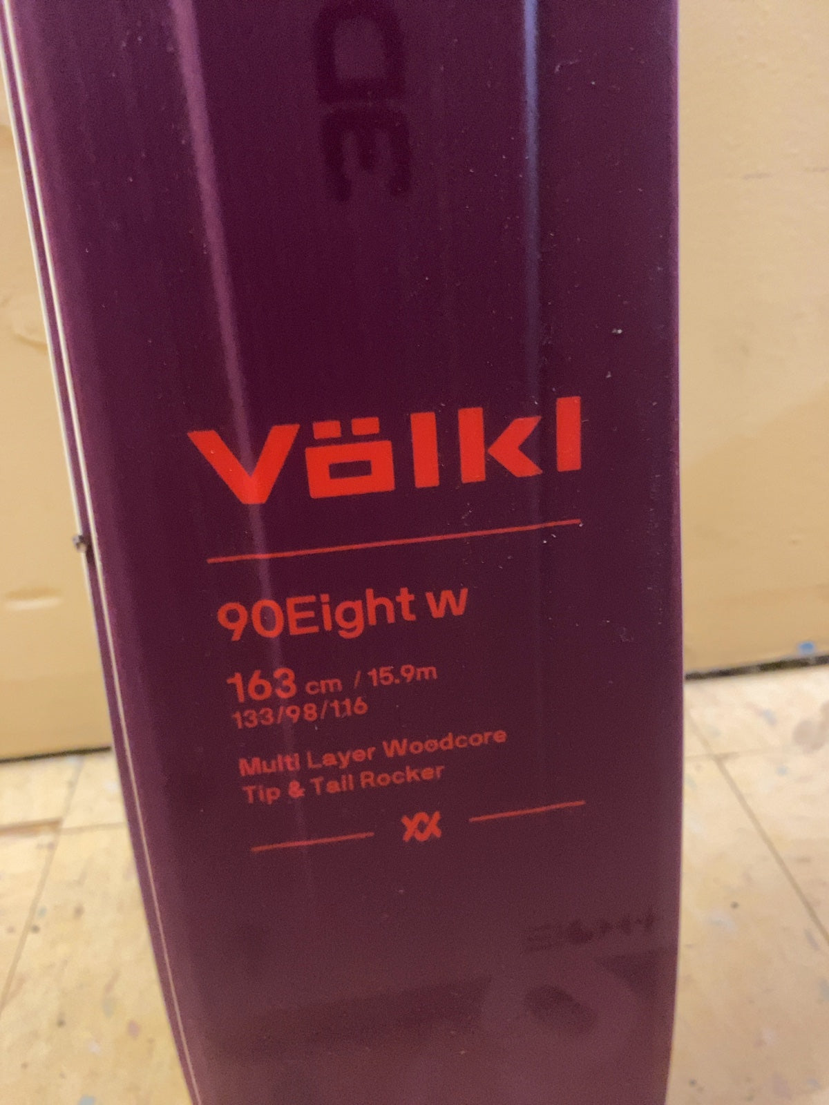 Völkl 90Eight W Flat Skis 163 cm