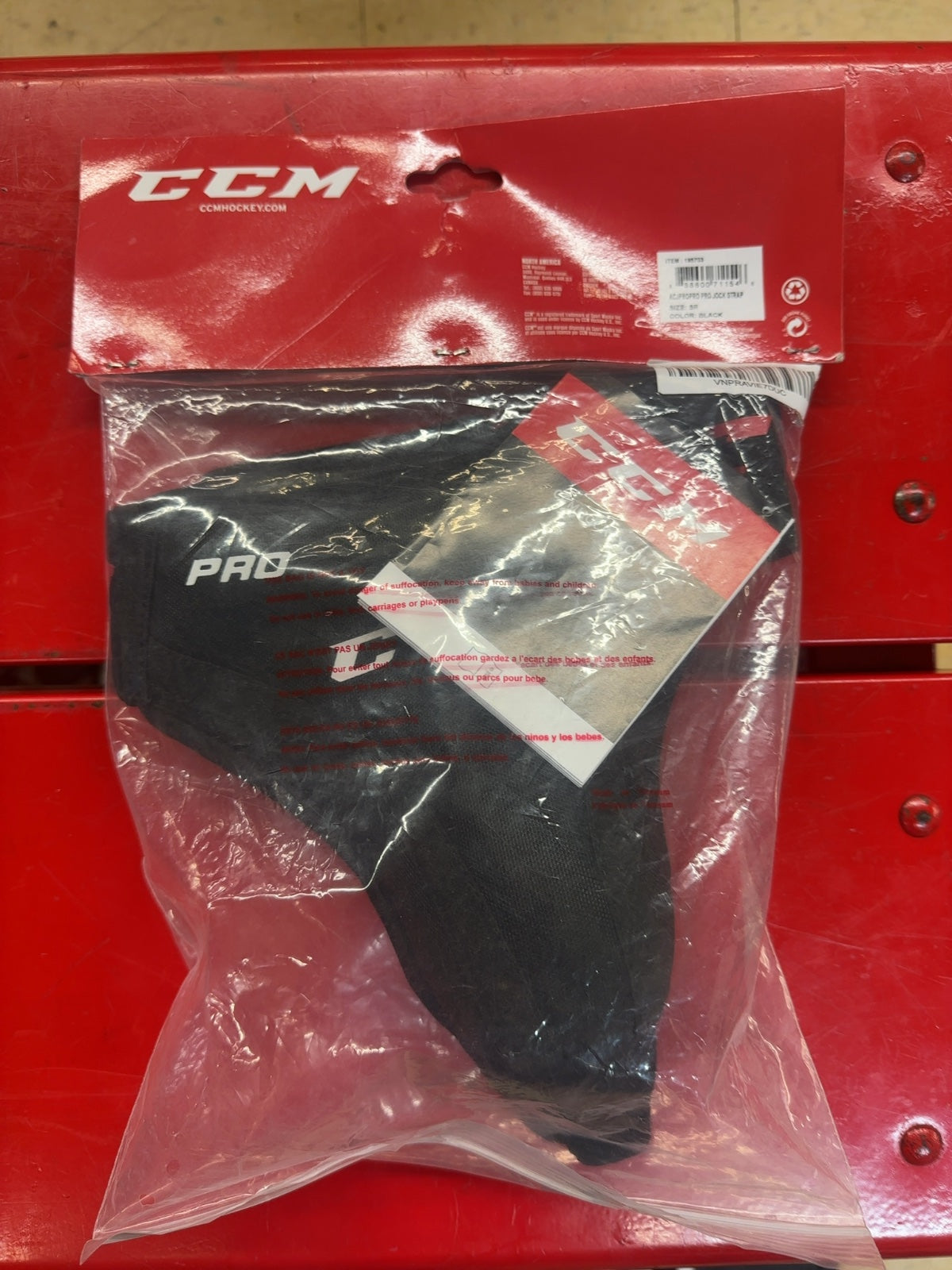 CCM Pro Jockstrap SR Black